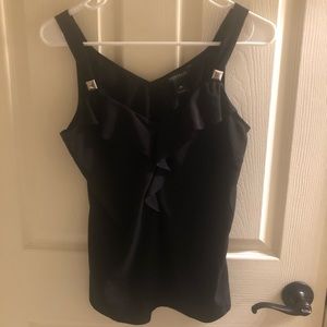 White House Black Market Ruffle sleeveless Top